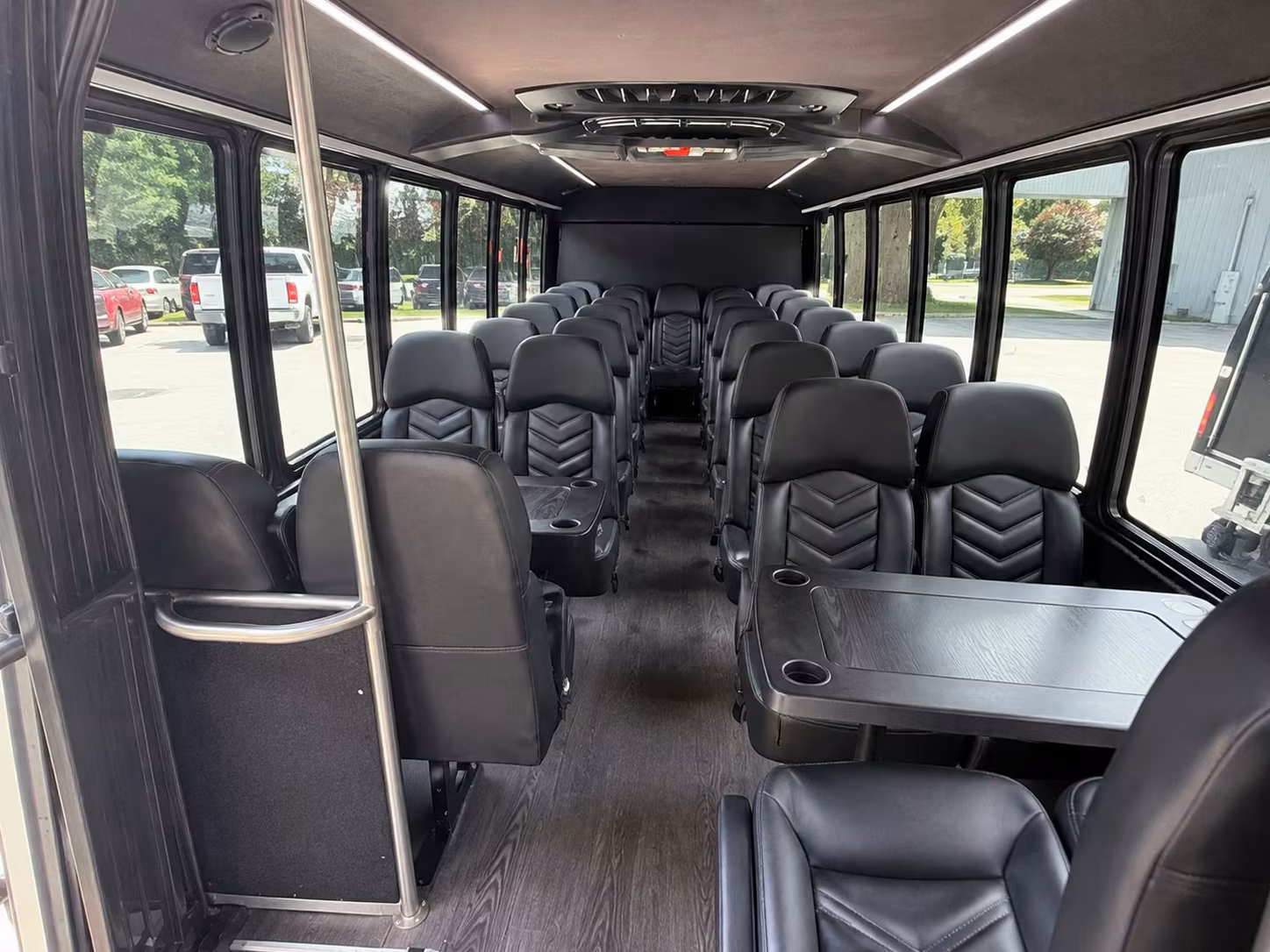 18 passenger minibus inside