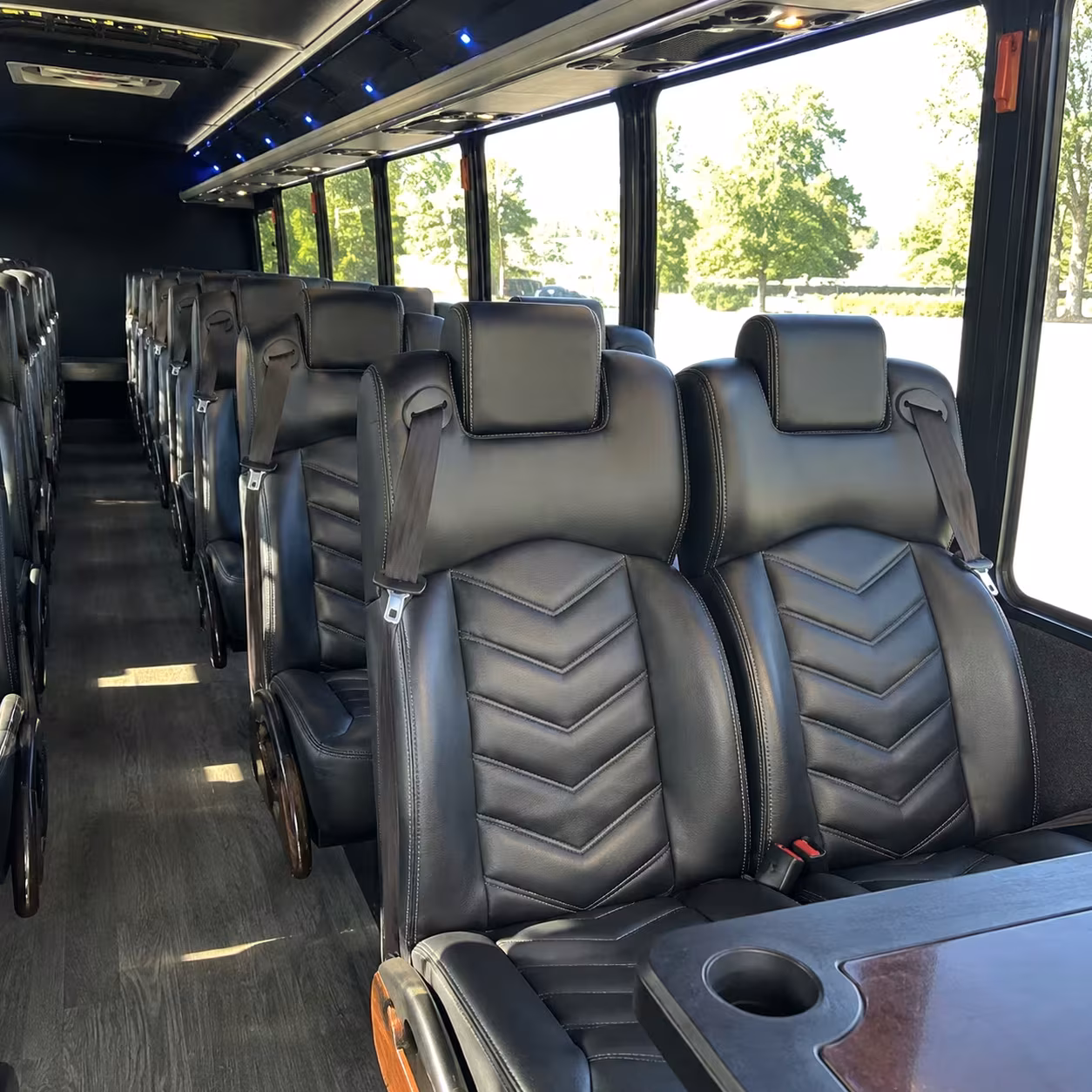 30 passenger minibus inside