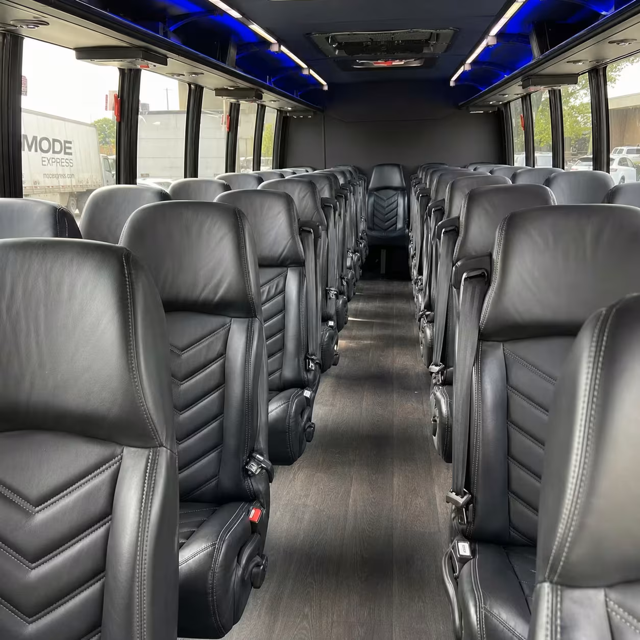 35 passenger minibus inside