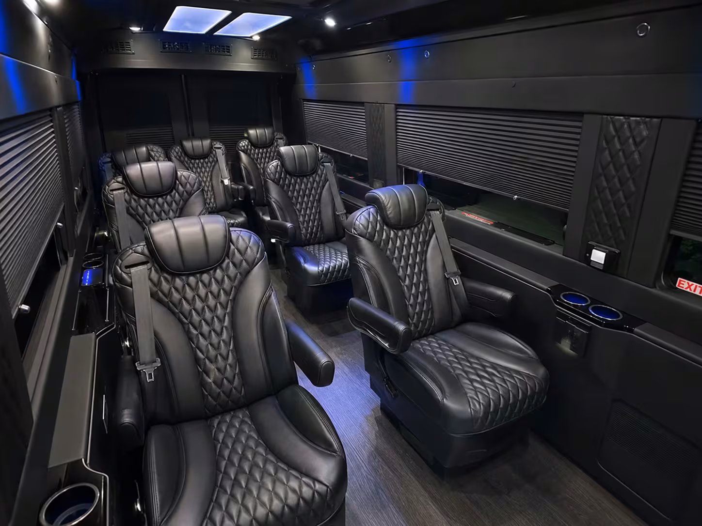 sprinter van with driver interior