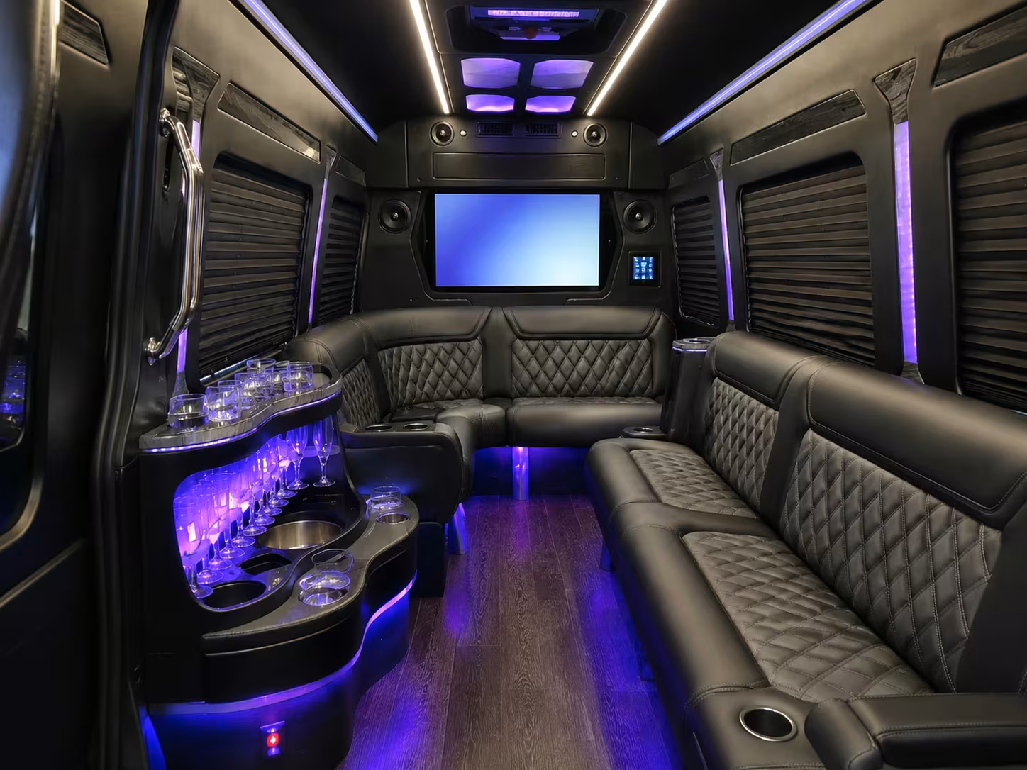 sprinter vans and minibuses for small west palm beach prom groups