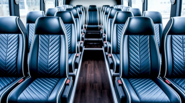 west palm beach 18 passenger minibus inside