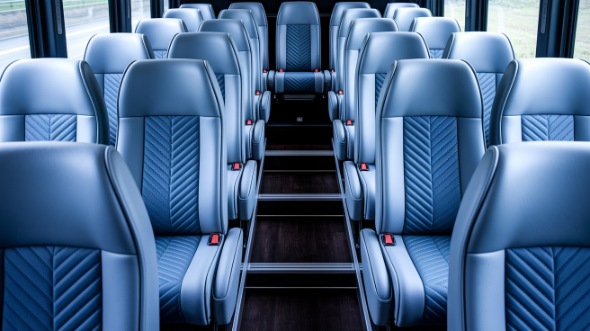 west palm beach 18 passenger minibus interior