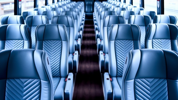 west palm beach 50 passenger charter bus interior