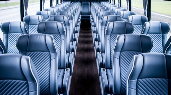 west palm beach 54 passenger charter bus interior