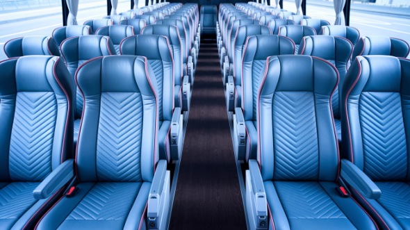 west palm beach 56 passenger charter bus interior