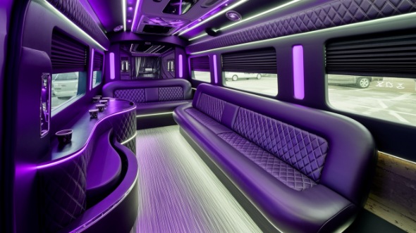 west palm beach sprinter limo rental interior